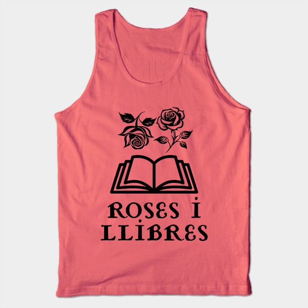 Roses & Books Sant Jordi Tank Top by stressless